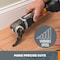 Worx 20V Power Share Sonicrafter Cordless Oscillating Multi-Tool, Tool Only WX696L.9 - alternate 3
